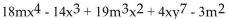 <strong>Arrange in ascending powers of x. </strong> A) B) C) D)