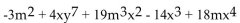 <strong>Arrange in ascending powers of x. </strong> A) B) C) D)