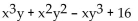 <strong>Arrange in ascending powers of x. </strong> A) B) C) D)