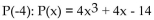 <strong>Evaluate the polynomial function for the given value of the variable. Find </strong> A)-226 B)-206 C)-184 D)-286