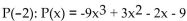 <strong>Evaluate the polynomial function for the given value of the variable. Find </strong> A)47 B)68 C)79 D)-73