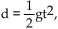 <strong>Solve the problem. If an object is dropped, the distance it falls is given by where g is about 32 ft/sec2. Find the distance an object would fall in 10 seconds.</strong> A)800 ft B)3200 ft C)1600 ft D)160 ft