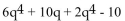 <strong>Collect like terms. </strong> A) B) C) D)