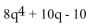 <strong>Collect like terms. </strong> A) B) C) D)