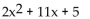 <strong>Collect like terms. </strong> A) B) C) D)