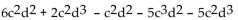 <strong>Collect like terms. </strong> A) B) C) D)