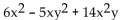 <strong>Collect like terms. </strong> A) B) C) D)
