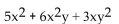 <strong>Collect like terms. </strong> A) B) C) D)