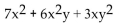 <strong>Collect like terms. </strong> A) B) C) D)