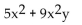 <strong>Collect like terms. </strong> A) B) C) D)