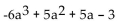 <strong>Write two equivalent expressions for the opposite of the polynomial. </strong> A) B) C) D)