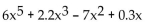 <strong>Write two equivalent expressions for the opposite of the polynomial. </strong> A) B) C) D)