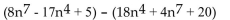 <strong>Subtract. </strong> A) B) C) D)