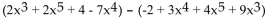 <strong>Subtract. </strong> A) B) C) D)