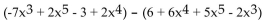 <strong>Subtract. </strong> A) B) C) D)