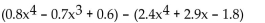 Subtract. - 