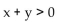 Choose the ordered pair which is a solution of the inequality. -