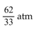 <strong>Solve the problem. The function P(d)= gives the pressure, in atmospheres (atm), at a depth d feet in the sea. Find the pressure at 29 feet.</strong> A) B) C) D)