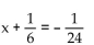 Solve using the addition principle. - 