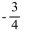 <strong>Solve using the addition and multiplication principles together. -5y + 2 = 6 - 2y</strong> A) B) C) D)