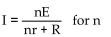<strong>Solve for the given letter. </strong> A) B) C)n = IR(Ir -E) D)