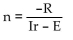 <strong>Solve for the given letter. </strong> A) B) C)n = IR(Ir -E) D)