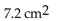 <strong>Solve the problem. The area of a square is given by where S is the length of a side. What is the area of a square with side 3.6 cm?</strong> A) B) C) D)
