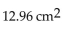 <strong>Solve the problem. The area of a square is given by where S is the length of a side. What is the area of a square with side 3.6 cm?</strong> A) B) C) D)