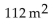 <strong>Solve the problem. The area of a trapezoid of height h, small base b, and large base B is given by . Find the area of a trapezoid whose height is 8 m, small base is 13 m, and large base is 15 m.</strong> A) B) C) D)