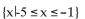 Write interval notation. - 