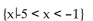 Write interval notation. - 