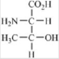 <strong>Which amino acid contains a nonpolar side chain?</strong> A) B) C) D) E)