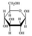 <strong>Glucose is a hexose sugar with the formula C<sub>6</sub>H<sub>12</sub>O<sub>6</sub>. Which of the following is α-glucose?</strong> A) B) C) D) E)