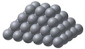 Identify the type of solid shown in the image.  