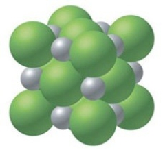 Identify the type of solid shown in the image.  