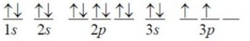 <strong>Which of the following is the correct orbital diagram for phosphorus?</strong> A) B) C) D) E)