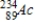 <strong>Identify the product formed by the beta decay of .</strong> A) B) C) D)