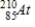 <strong>Polonium-210 is an α emitter. Identify the element formed when emits an α particle.</strong> A) B) C) D)