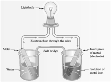 Consider the following representation of a voltaic cell. This voltaic cell is represented by the following reaction: Mg(s) + Cu<sup>2+</sup>(aq) → Cu(s) + Mg<sup>2+</sup>(aq) What is the identity of the Metal shown in the diagram?