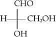 <strong>Which of the following is the Fischer projection of D-glyceraldehyde?</strong> A) B) C) D)