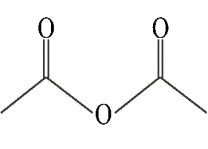 <strong>Identify a mixed anhydride.</strong> A) B) C) D)