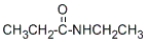 <strong>What is the IUPAC name of the following compound? </strong> A) ethylpropanamide B) N-ethylpropanamide C) N-ethylethanamide D) pentanamide