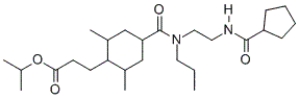 <strong>How many moles of neutral organic compounds will be formed when one mole of the given compound is hydrolyzed in an aqueous solution containing an excess of sodium hydroxide? </strong> A) 1 B) 2 C) 3 D) 4