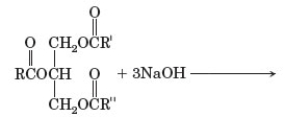 Consider the following reaction. (R, R', and R'' represent different hydrocarbon chains.) Which of the following correctly describes this reaction?