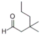 <strong>What is the IUPAC name of the following compound? </strong> A) 3-methyl-3-propylbutanal B) 3-methyl-3-propyl-1-butanal C) 3,3-dimethylhexanal D) 3,3-methyl-1-hexanal