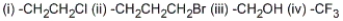 <strong>Among the following groups, which is the correct order of priorities in the R,S system? </strong> A) (ii) > (i) > (iii) > (iv) B) (iii) > (iv) > (ii) > (i) C) (i) > (iii) > (ii) > (iv) D) (iv) > (iii) > (i) > (ii)