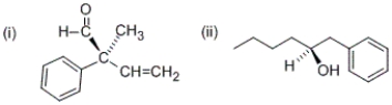 <strong>What are the R/S configurations at the stereocenters of the following compounds? </strong> A) (i) R; (ii) R B) (i) R; (ii) S C) (i) S; (ii) R D) (i) S; (ii) S