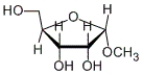 <strong>How many stereocenters are present in the following carbohydrate? </strong> A) 1 B) 2 C) 3 D) 4