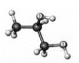 Consider the following model. Elements other than hydrogen and carbon are labeled. Which of the following is a characteristic of the given compound?