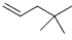 <strong>What is the correct IUPAC name for the following compound? </strong> A) 2,2-dimethyl-4-pentene B) 4,4-dimethyl-2-pentene C) 4,4-dimethyl-1-pentene D) isoheptene